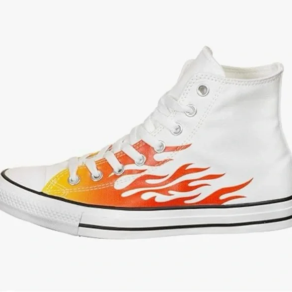 ❌SOLD❌ NWOT [Converse] Chuck Taylor Flame All-Star Hi-Top Sneakers Women's Sz 6 - Picture 3 of 15